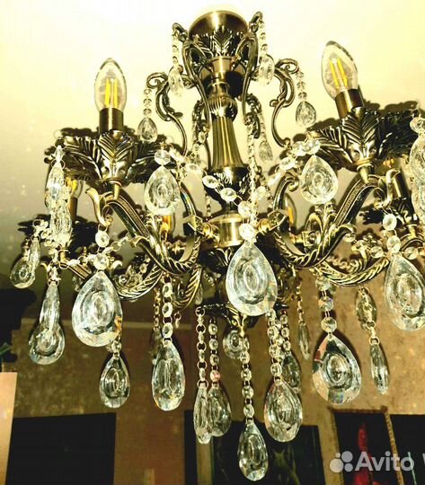 Люстра хрустальная новая/Н.Е757537/6