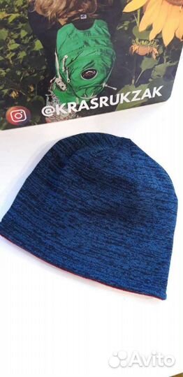 Шапка двухсторонняя теплая