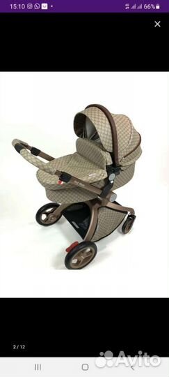 Коляска 2 в 1 Hot Mom