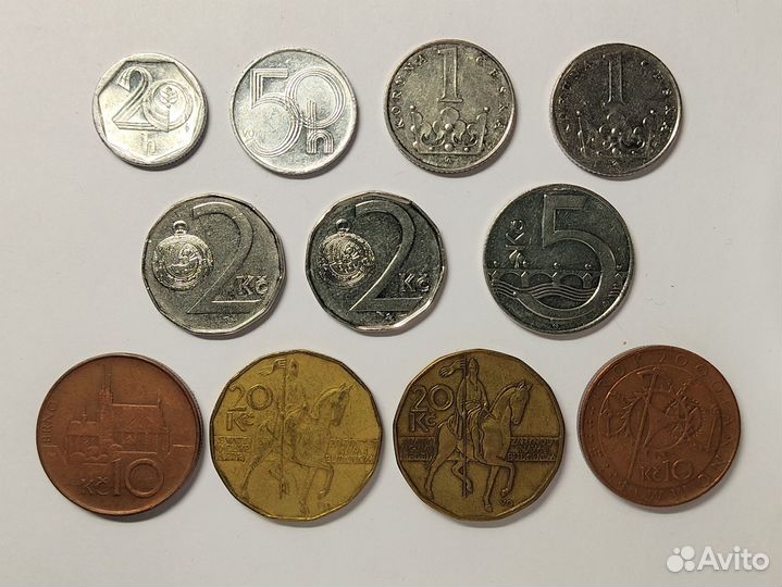Набор монет Чехии