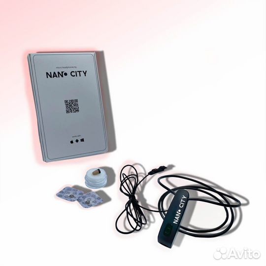 Микронаушники Capsule Bluetooth с кнопкой пищалкой