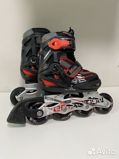 Роликовые коньки детские reaction Rainbow 26-31