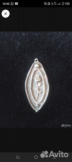 Серебряный кулон