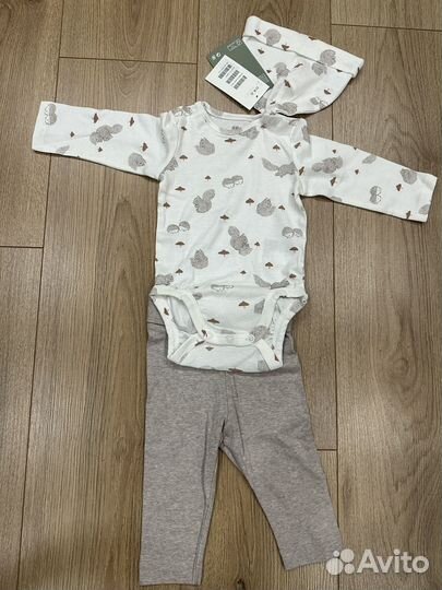 Комплект hm 62 размер новый белочка