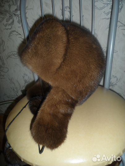 Женская норковая шапка