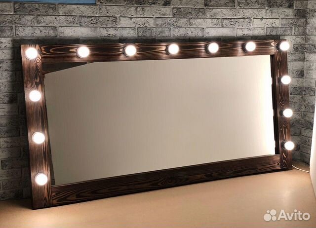 Гримерное зеркало с лампочками производство объявление продам