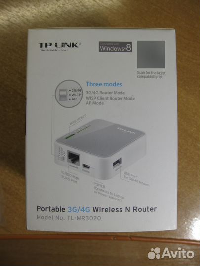 Роутер TP-Link TL-MR3020 4G/3G портативный