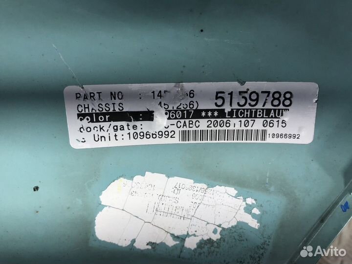 Дефлектор кабины левый Scania 5-series