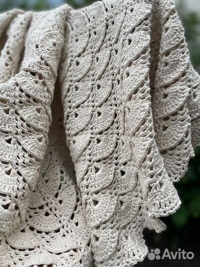 Плед вязаный