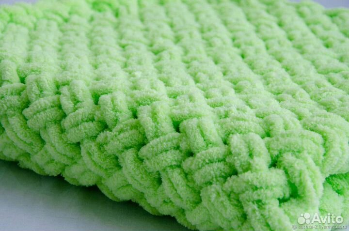 Вяжу на заказ пледы плюшевые