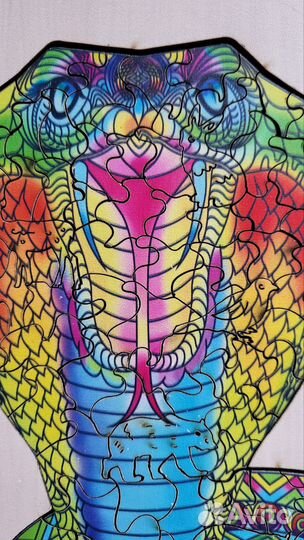 Мозаика деревянные пазлы 3шт