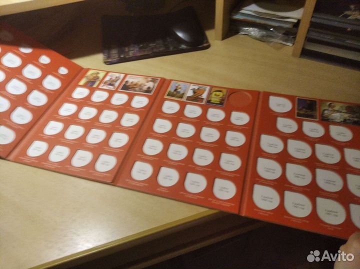 Альбом-планшет для юбилейных монет СССР