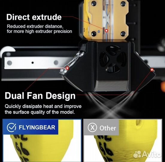 3 д принтер aone 2 от flying bear ghost