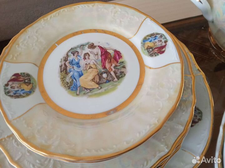 Сервиз столовый на 6 персон, Чехословакия