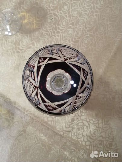 Фужеры из цветного хрусталя