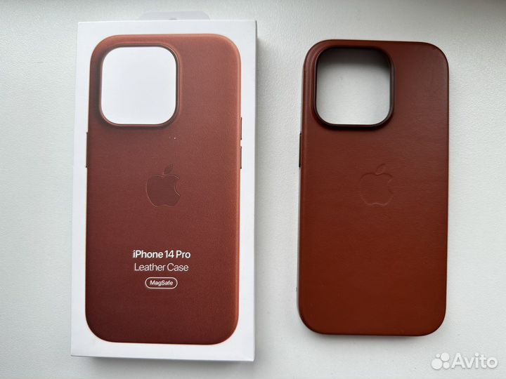 Чехол Apple iPhone 14 Pro Leather Case