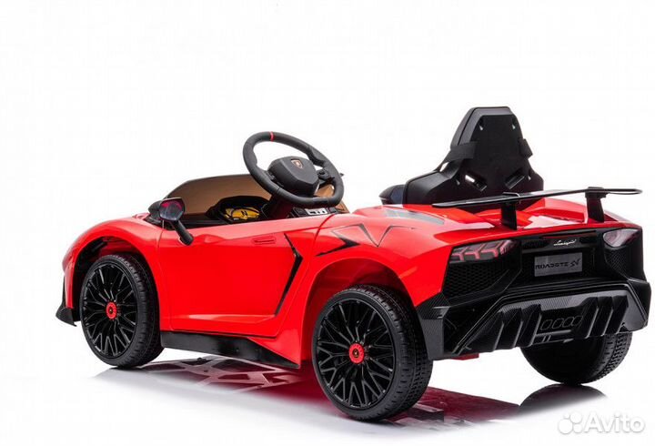 Электромобиль Lamborghini Aventador SV Red