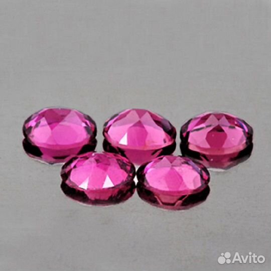 Турмалин натуральный 1,75Ct 5х4мм 1к-кт VVS Овал