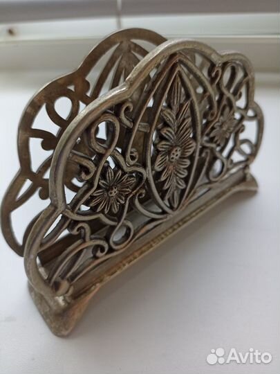 Салфетница металлическая