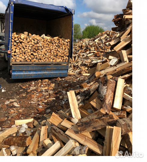 Дрова березовые колотые
