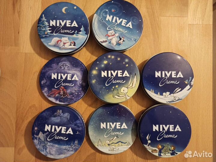 Жестяные банки от Nivea