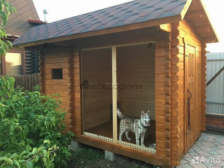 Будка вольер для собаки