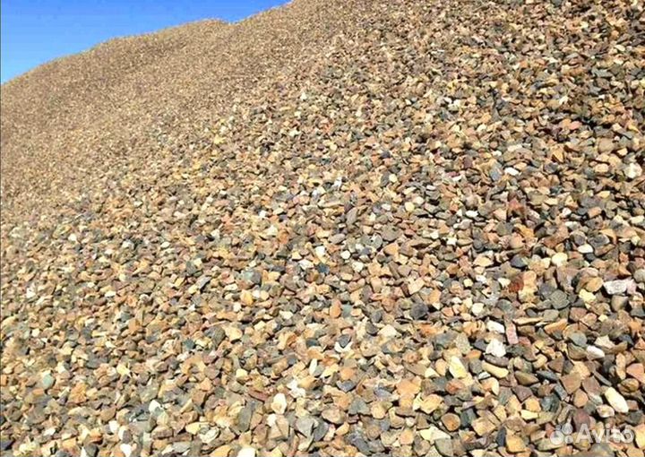 Щебень гравийный для дренажа
