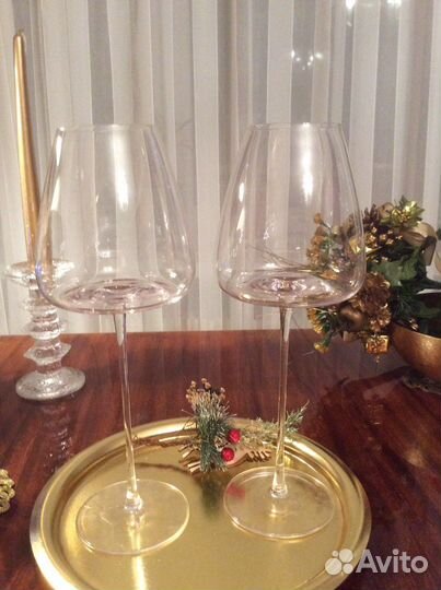 Фужеры для вина высокие