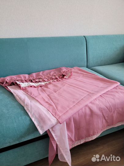 Тюль штора двойной