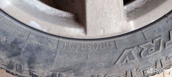 R17 Toyo Open Country A/T Plus 225/65, PCD 5x114.3 DIA 54