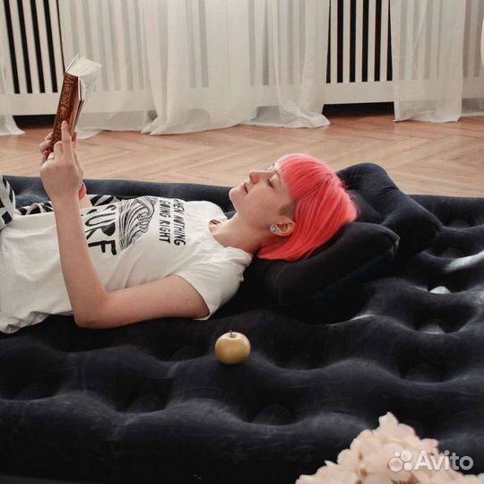 Матрац надувной с подушками в ассортименте