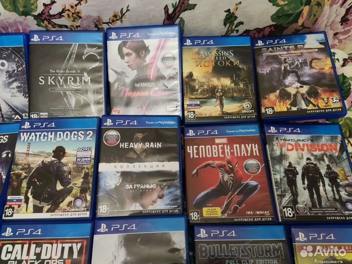 Игры ps4, диски ps4