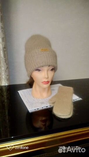 Шапка из пуха норки