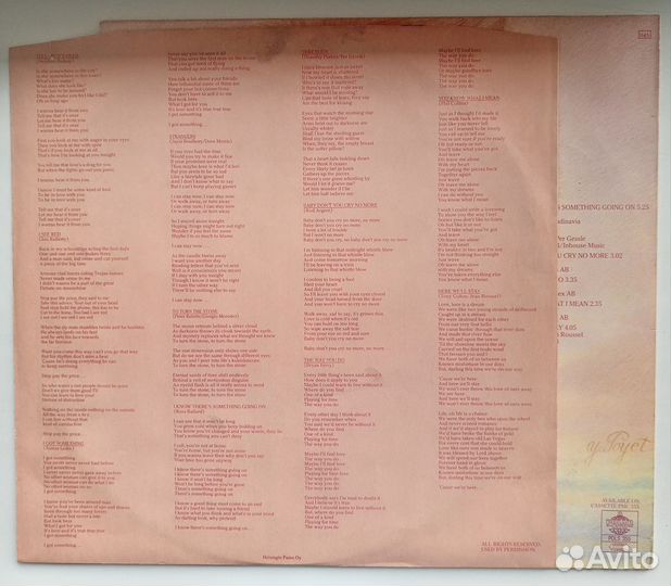LP Frida – Something's Going On /Polar Sweden 1982