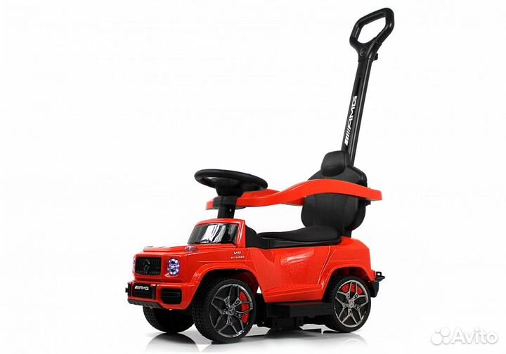 Детская каталка RiverToys Mercedes-Benz G63 с ручк