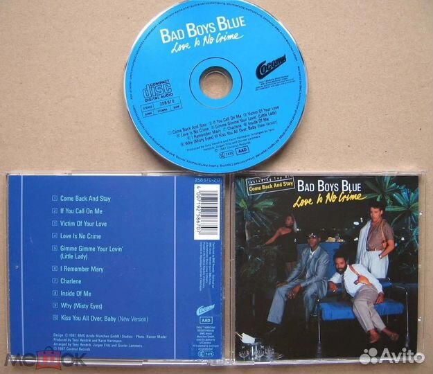 BAD boys blue на CD