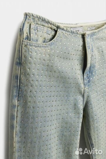 Джинсы lime новые с бирками в стразах