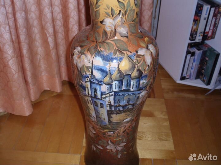 Ваза напольная керамическая