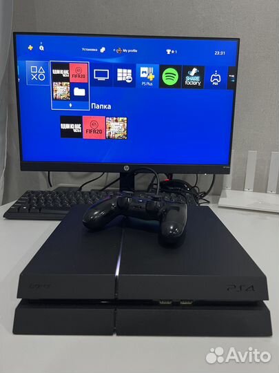 Sony playstation 4 + игры