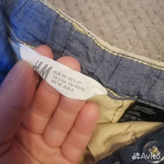 Рубашка и брюки H&M 98
