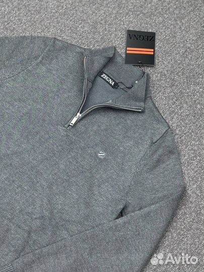 Свитер полузамок Zegna