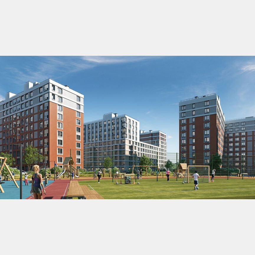 2-к. квартира, 58,2 м², 2/10 эт.