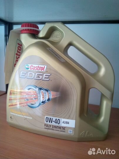 Castrol edge SAE 0W40 4л