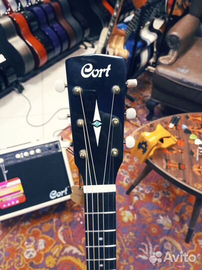 Гитара Cort электро акустическая с массивом