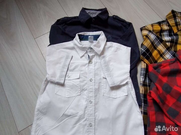 Рубашки на мальчика 122 -128