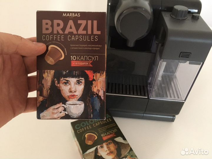 Капсульная кофемашина Delonghi Nespresso и капсулы