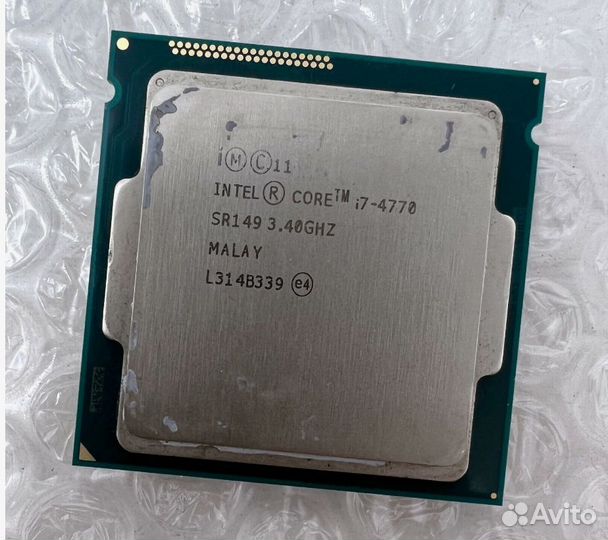 LGA 1150 Процессор intel Core i7-4770 4 ядра 8 пот