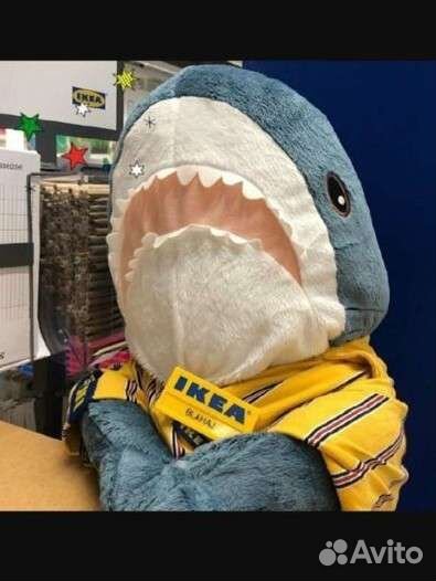Игрушка акула из икеи