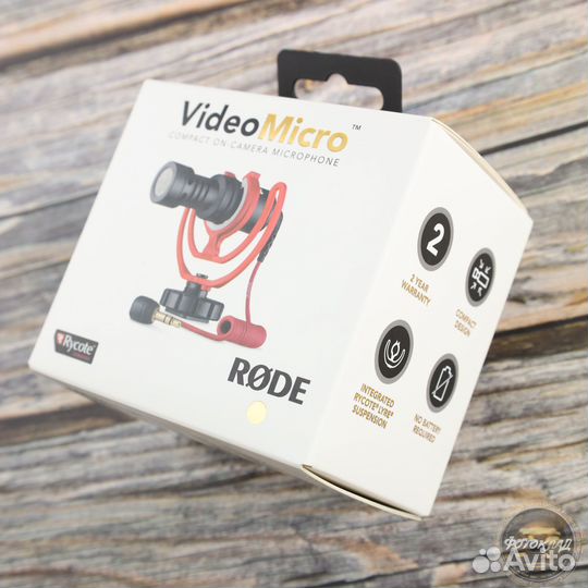 Rode VideoMicro - Микрофон направленный, моно, 3.5