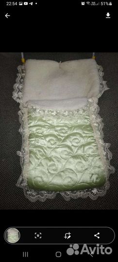 Конверт -трансформер детский зимний на овчине